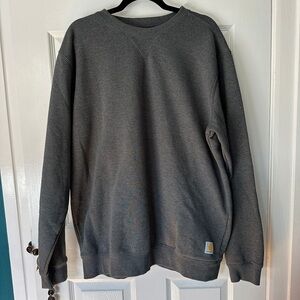 LOOSE FIT MIDWEIGHT CREWNECK SWEATSHIRT carbon Heather